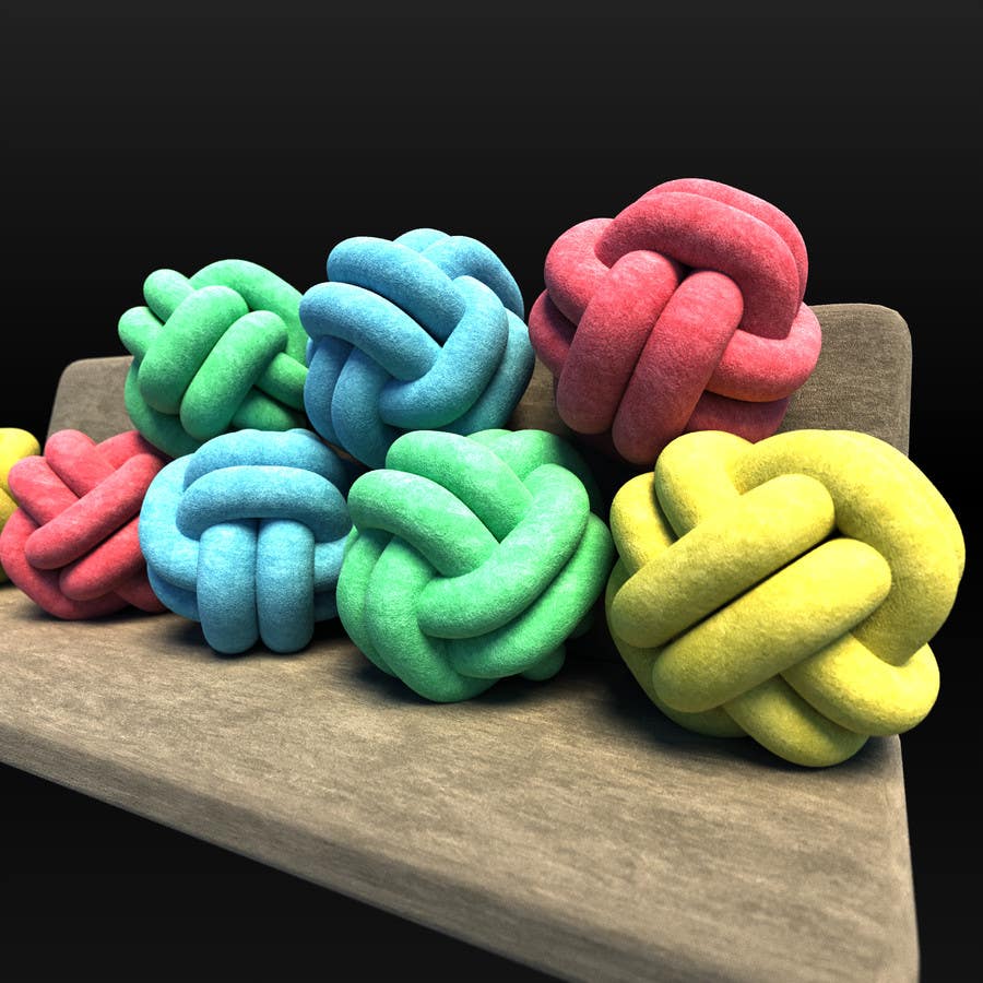 Contest Entry #3 for                                                 3D knot cushion model
                                            