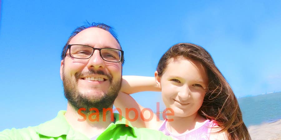 Kilpailutyö #13 kilpailussa                                                 Photoshop picture with my daughter
                                            