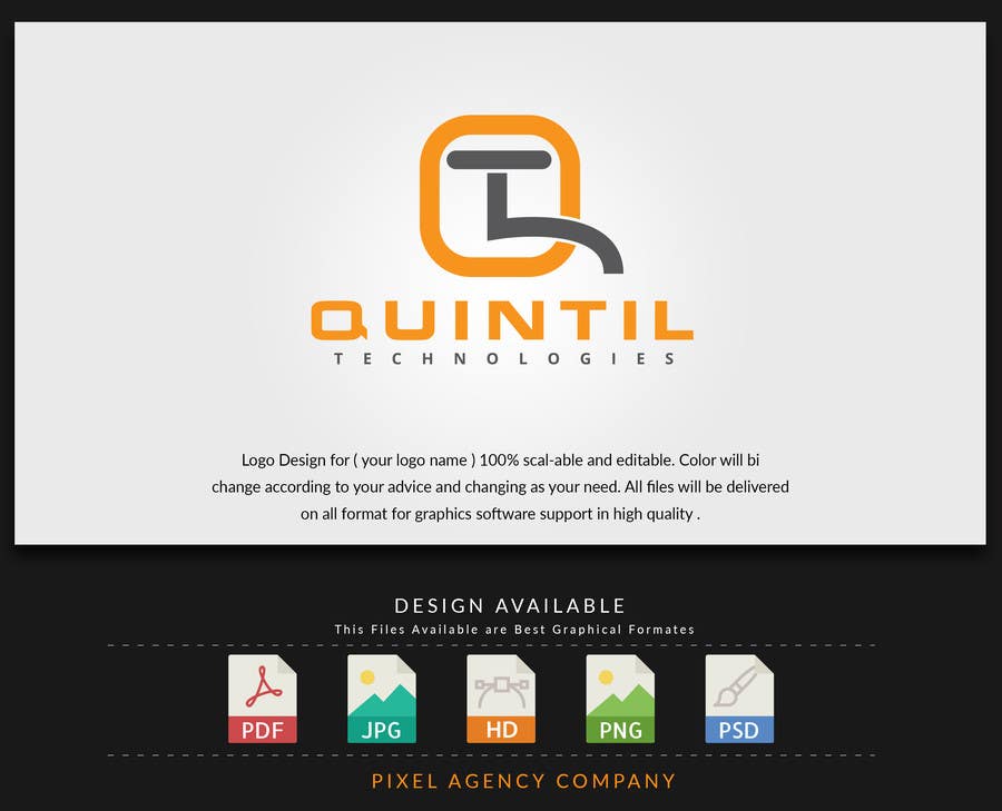 Proposition n°41 du concours                                                 Quintil Technologies Logo Desigin
                                            