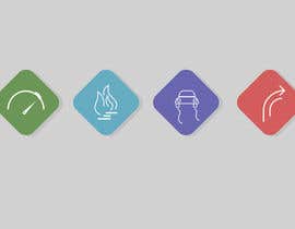 #30 para Re-Design 4 Icons for Driving / Road Signs de anks44