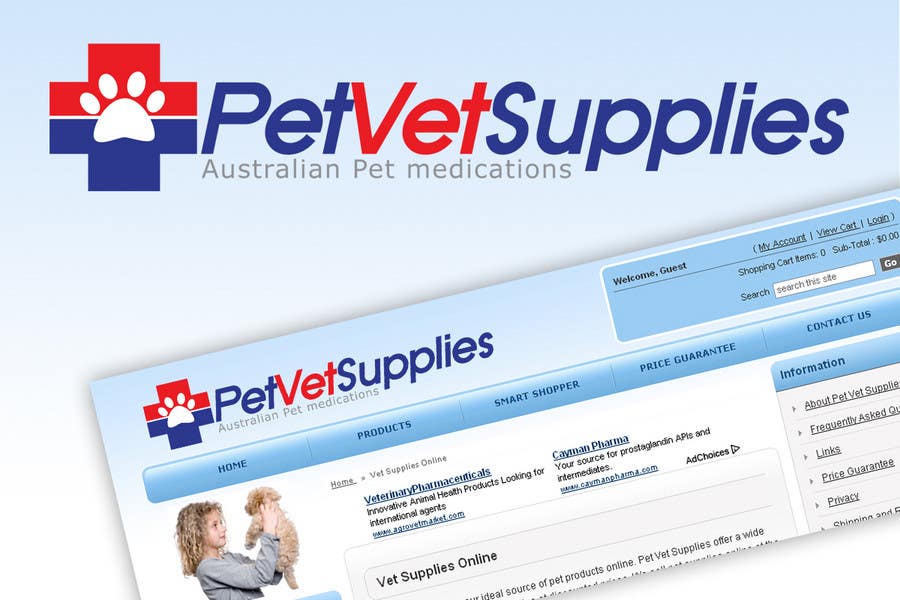 Intrarea #190 pentru concursul „                                                Logo Design for Pet Vet Supplies
                                            ”