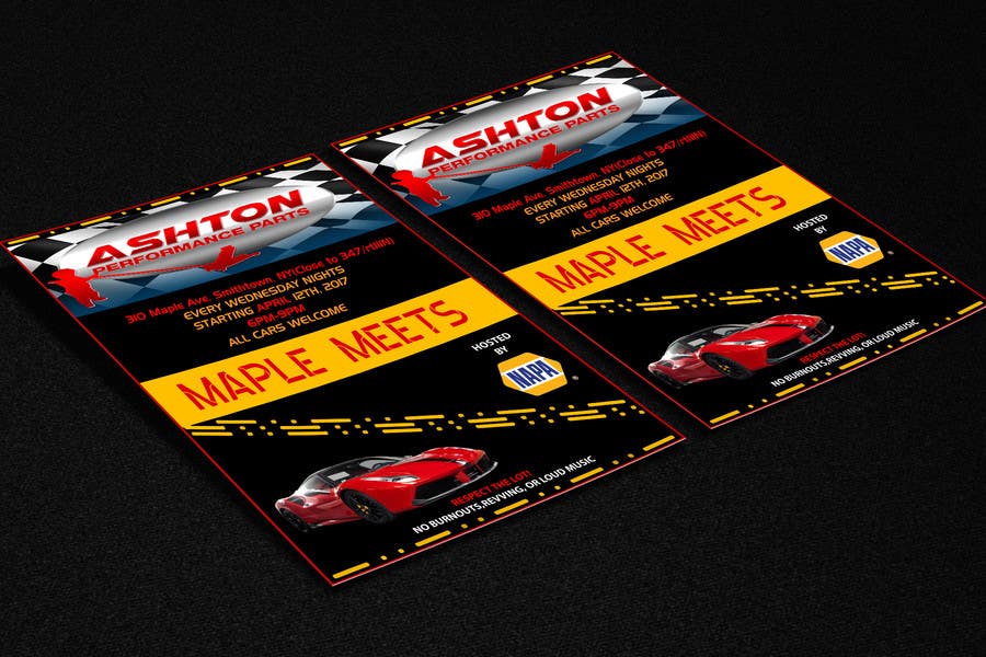 Konkurransebidrag #4 i                                                 Design a Flyer for car show
                                            
