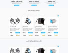 #26 para Need Simple Minimalist Website and Blog Design Mockup: PSD Only for Jewelry Site por surajit666