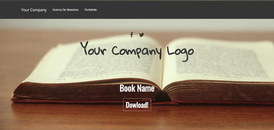 Proposition n°1 du concours                                                 Landing Page For a Free Book
                                            