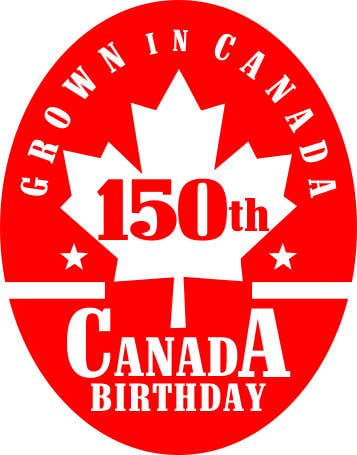 Proposition n°21 du concours                                                 CANADA 150 Sticker design
                                            