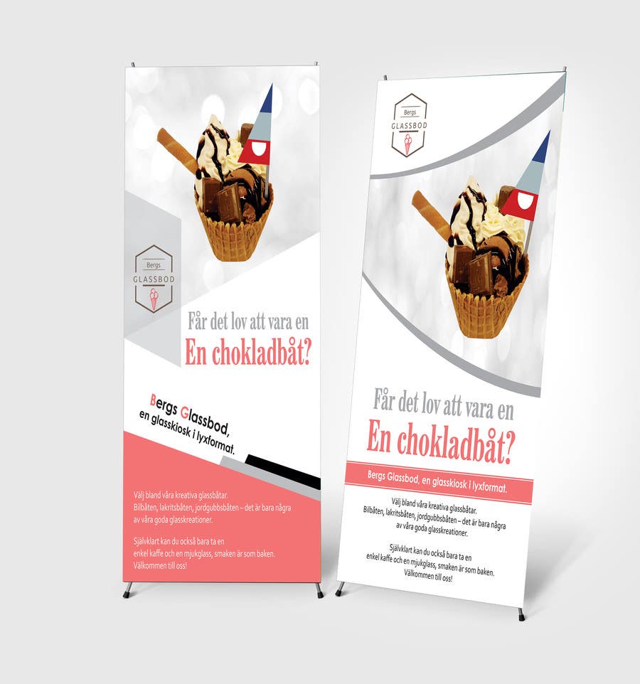 Proposition n°71 du concours                                                 Ice cream kiosk banner
                                            