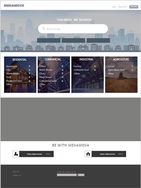 Penyertaan Peraduan #16 untuk                                                 Design a homepage Mockup (Only photoshop or similar) without front end coding. Just nice/modern graphic design
                                            