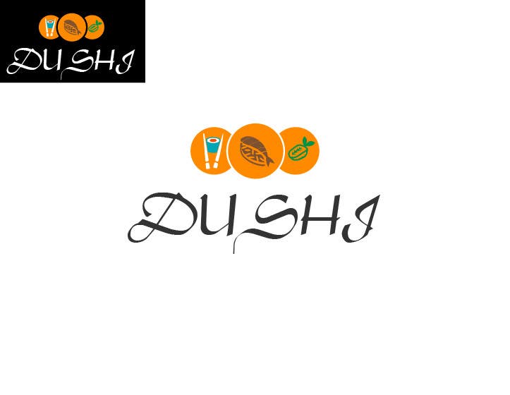 Proposition n°20 du concours                                                 Dushi Dubai Sushi Logo
                                            