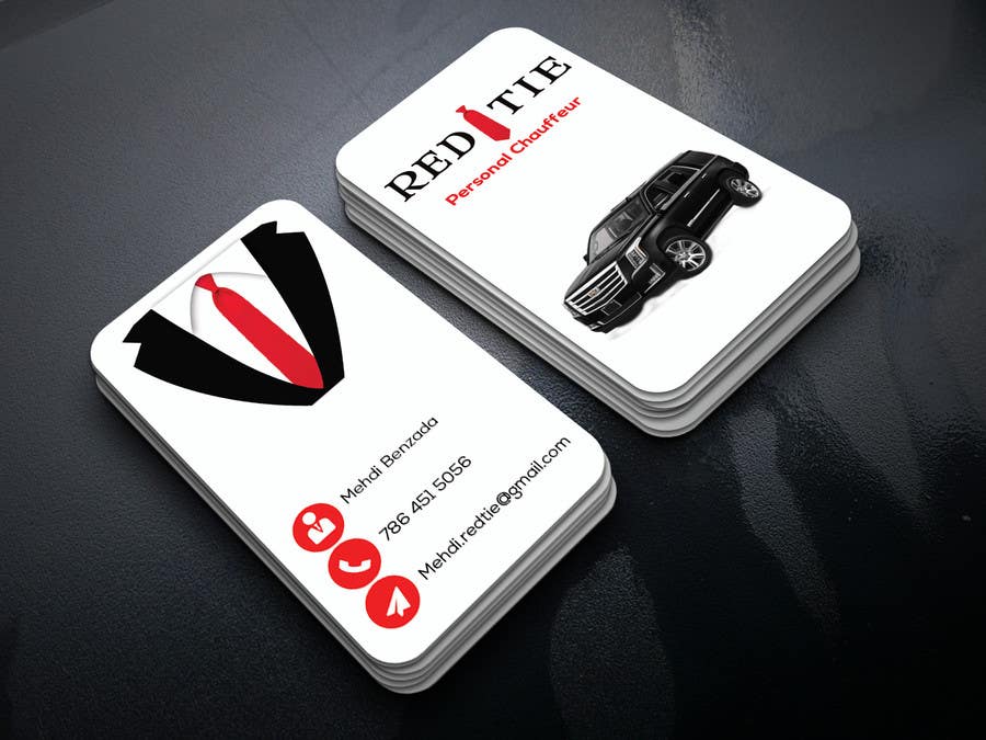 Příspěvek č. 14 do soutěže                                                 Chauffeur business card
                                            