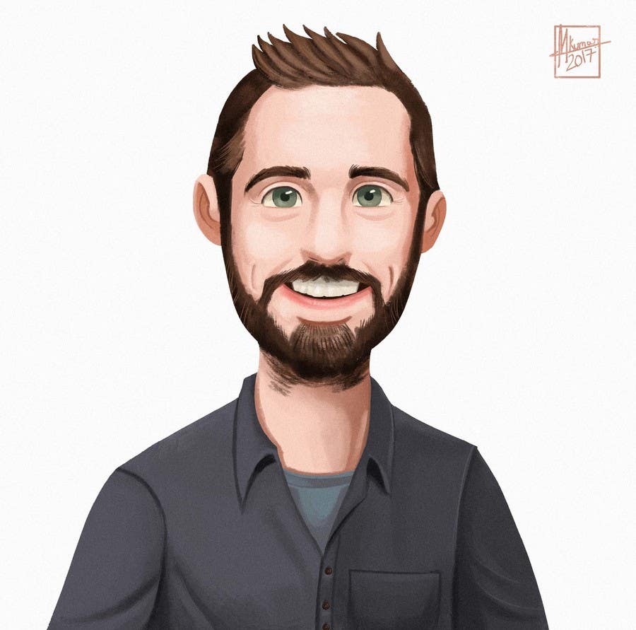 Entry #13 by mayank94214 for Create a cartoon/illustrated image of me for  use as an online avatar | Freelancer