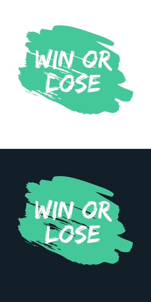 Proposition n°20 du concours                                                 Design a Logo for Win | Lose
                                            