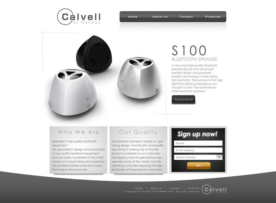 Kilpailutyö #26 kilpailussa                                                 Website Design for Calvell.com
                                            