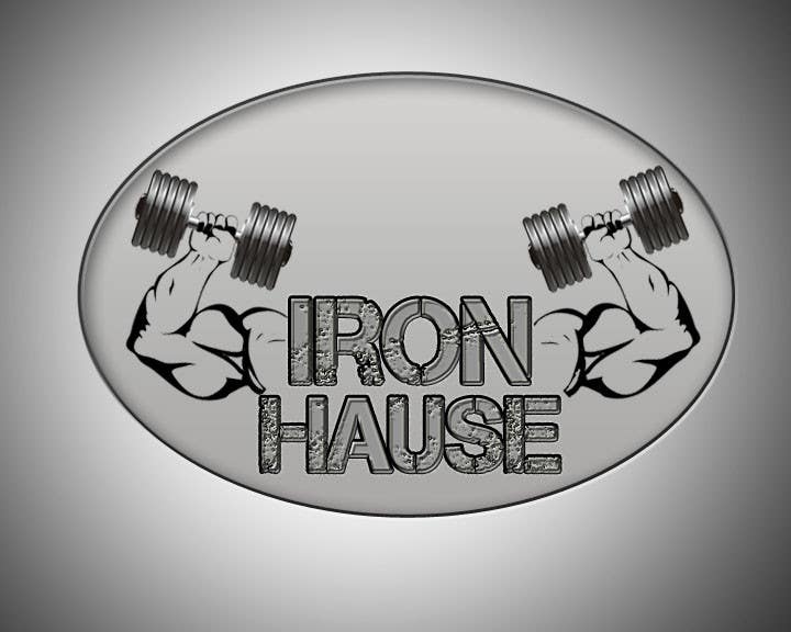 Kilpailutyö #81 kilpailussa                                                 Logo Design for Iron Haus Bodybuilding
                                            