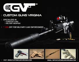 AmanzX tarafından Design an Advertisement for Custom Guns Virginia için no 22