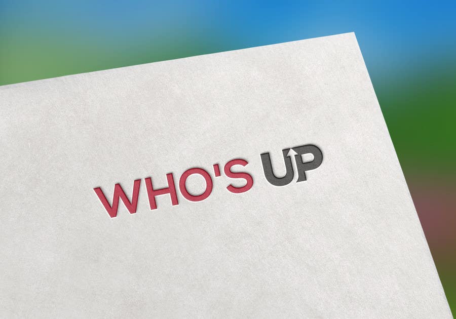 Penyertaan Peraduan #215 untuk                                                 Who's Up: Design a Logo
                                            