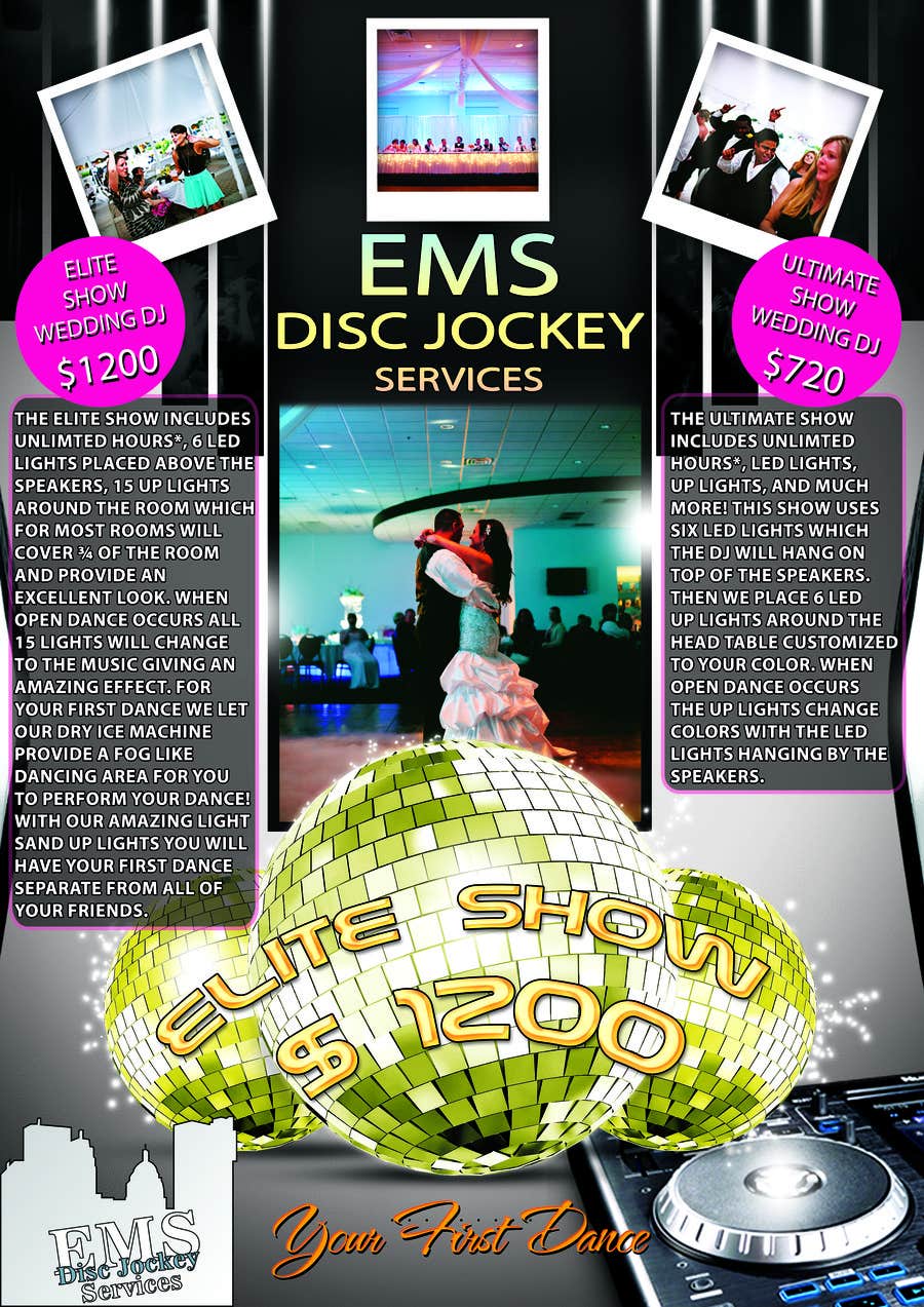 
                                                                                                                        Proposition n°                                            21
                                         du concours                                             Design a Flyer for EMS Disc Jockey Flyer
                                        