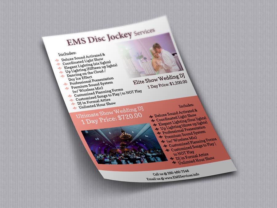 
                                                                                                                        Proposition n°                                            15
                                         du concours                                             Design a Flyer for EMS Disc Jockey Flyer
                                        