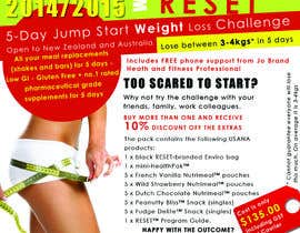 #17 for Design a Flyer for Weight Loss Challenge af Fareeyazia