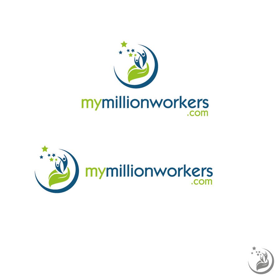 #90. pályamű a(z)                                                  Logo Design for mymillionworkers.com
                                             versenyre