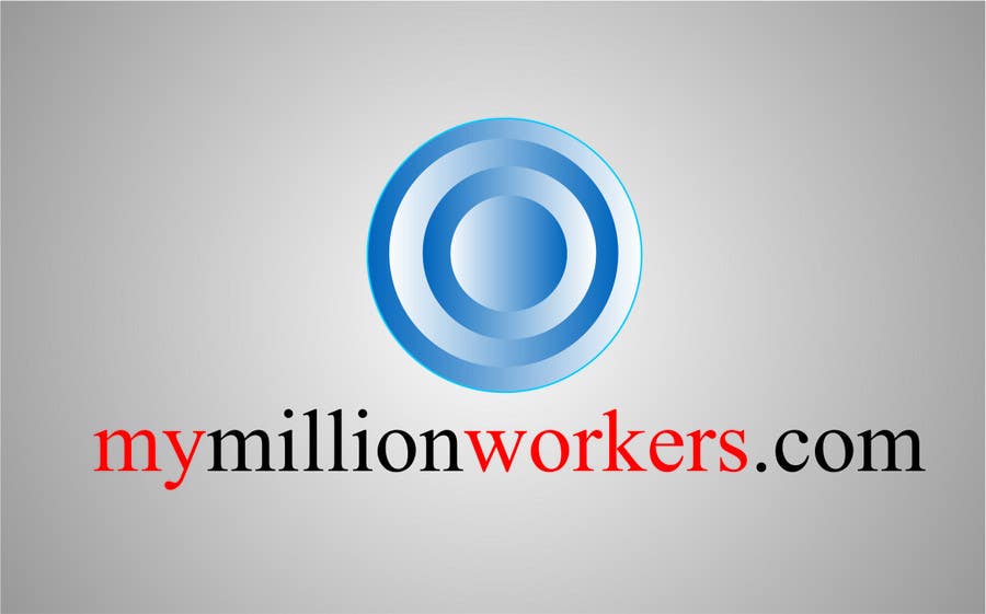 Konkurransebidrag #211 i                                                 Logo Design for mymillionworkers.com
                                            