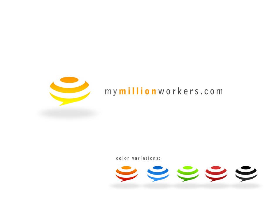 Tävlingsbidrag #94 för                                                 Logo Design for mymillionworkers.com
                                            