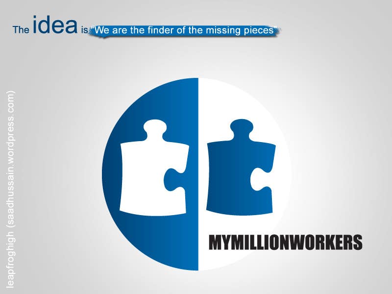 Bài tham dự cuộc thi #86 cho                                                 Logo Design for mymillionworkers.com
                                            