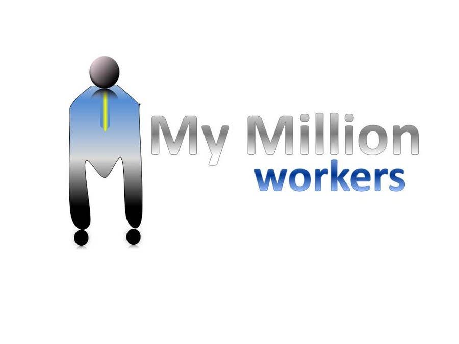 Kandidatura #112për                                                 Logo Design for mymillionworkers.com
                                            