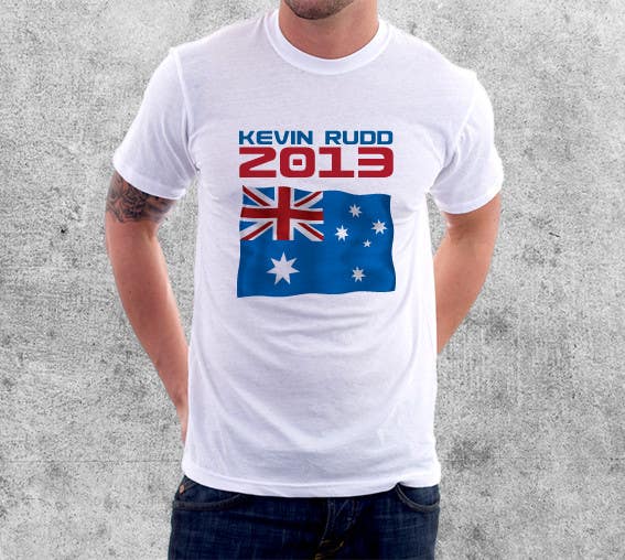 Intrarea #350 pentru concursul „                                                T-shirt Design for Help Former Australian Prime Minister Kevin Rudd design an election T-shirt!
                                            ”