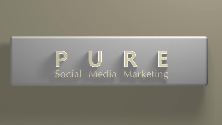 Intrarea #303 pentru concursul „                                                Logo Design for PURE Social Media Marketing
                                            ”