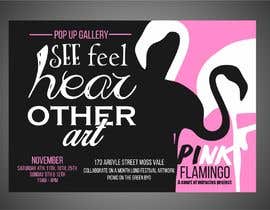 #13 for Pink Flamingo Pop Up Exhibition Flyer af hectorver