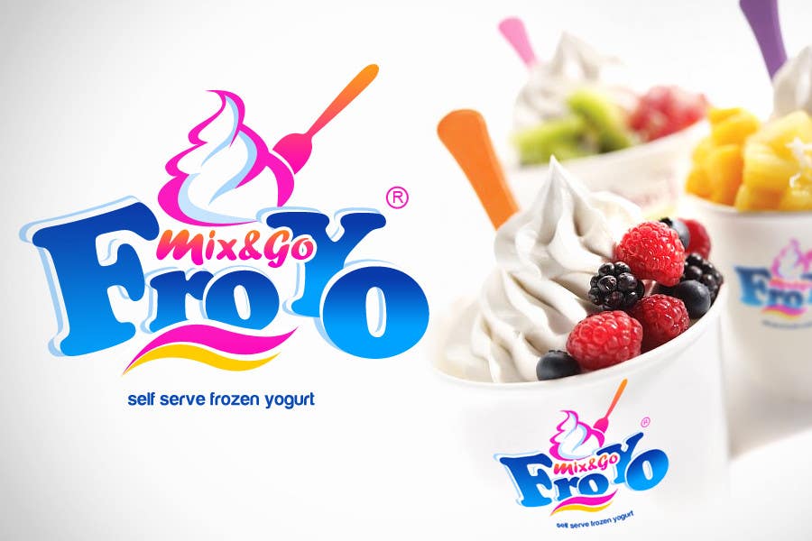 Wettbewerbs Eintrag #133 für                                                 Logo Design for Mix&Go FroYo
                                            