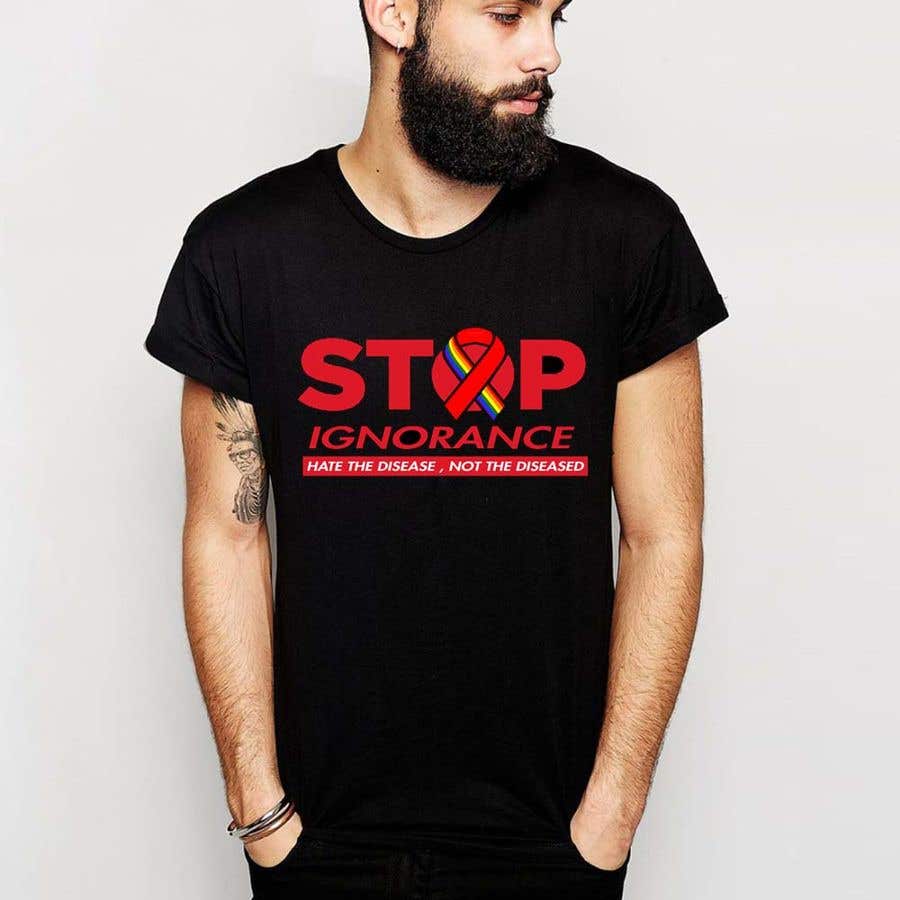 Konkurrenceindlæg #7 for                                                 Design a T-Shirt For HIV Awareness
                                            