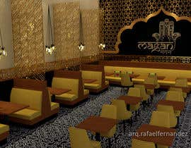 #9 untuk Indian Restaurant 3D design &amp; furniture layout oleh arqfernandezr
