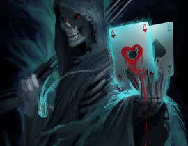 #18 cho Illustrate a Grim Reaper Holding Poker Cards bởi raphamorton