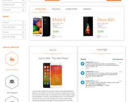 nº 46 pour Design a Website Mockup for SmartPhone par hemchander94 