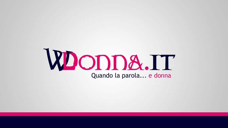 Intrarea #136 pentru concursul „                                                Logo Design for www.wdonna.it
                                            ”