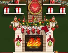 #25 for Christmas Fireplace Scene by Mmiraaa