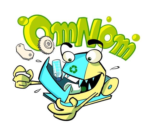 Contest Entry #22 for                                                 Looking for an illustrative or cartoonish style logo For the name OmNom.
                                            