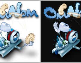 Nro 11 kilpailuun Looking for an illustrative or cartoonish style logo For the name OmNom. käyttäjältä peshan