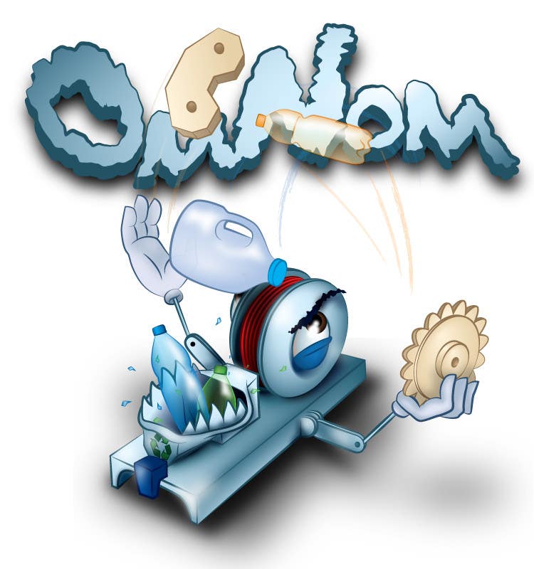 Participación en el concurso Nro.15 para                                                 Looking for an illustrative or cartoonish style logo For the name OmNom.
                                            