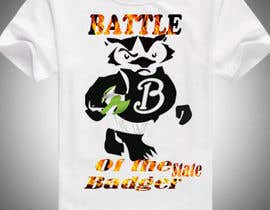 #13 untuk Battle of the Badger State - I need some Graphic Design for a tshirt design oleh misbahf780