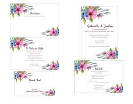 #8 для We need some wedding invitations and accompanying cards designed від nicoletaungurean