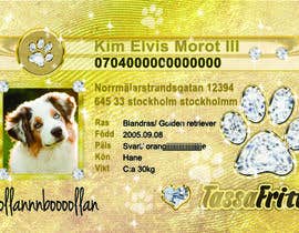 geekygrafixbc tarafından Design a Pet ID-Card (for cats and dogs) theme Bling Bling için no 74