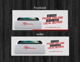 #9 para Design a twitter and facbook header images for our business (2 images) de jamiu4luv