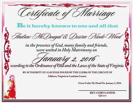 #9 για Wedding Certificate Enhancement II από Shibly1885