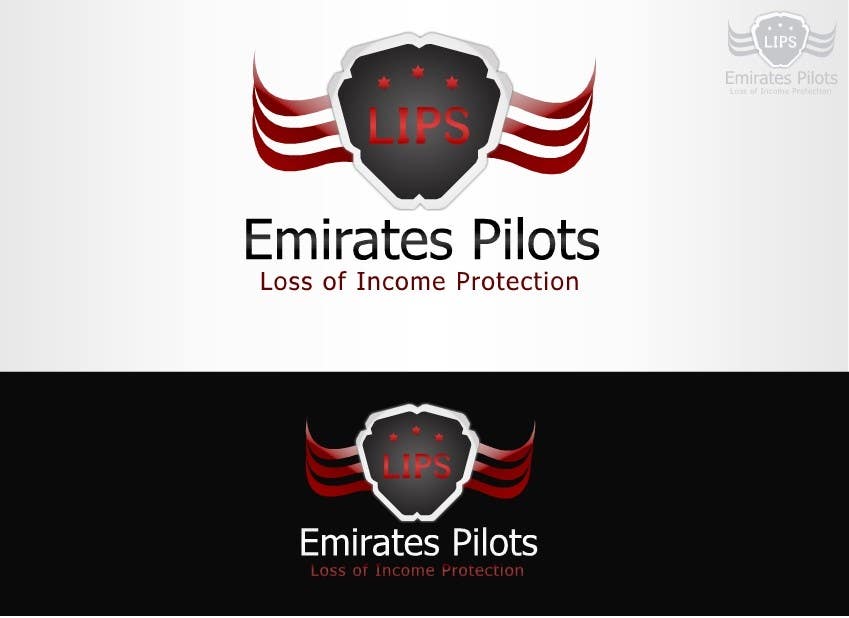 Intrarea #161 pentru concursul „                                                Logo Design for Emirates Pilots Loss of Income Protection (LIPS)
                                            ”