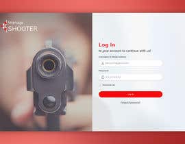 #67 for Design a landing page with a login page for sports shooter (club) with guns and rifles by yasirmehmood490