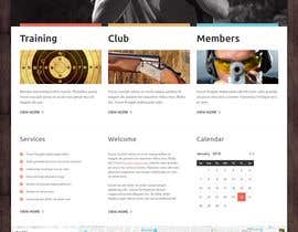 #62 for Design a landing page with a login page for sports shooter (club) with guns and rifles by rsopu