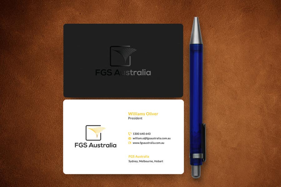 Konkurrenceindlæg #18 for                                                 High quality business card for FGS Australia
                                            