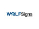 Imej kecil Penyertaan Peraduan #198 untuk                                                     Logo Design for Wolf Signs
                                                